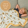 LollyBanks Milk Cookie Muslin Quilt | Baby Blanket | Oversized