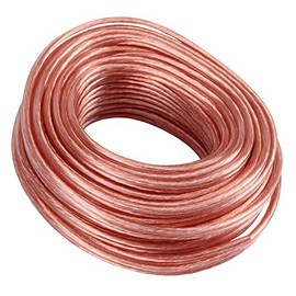 McGrey LSC-1510 Speaker Cable Ideal for Home Theater and Surround Systems, Car Hi-Fi and Home Audio, 2 Core Polarity Marked in Transparent Sheath, Cable Length 10 Metres