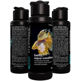 Crystalpro Betta Water Conditioner Treats 660 Gallons - Concentrated Betta Fish Water Conditioner Neutralizes Chlorine and Ammonia (4.2 Oz-125 ml)