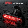OLDBER Rechargeable LED Bike Tail Light, 10 Hour Max Bright