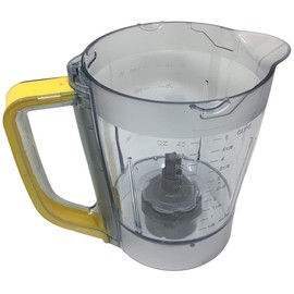 Replacement 40oz Pitcher Bowl for Ninja BL200 BL201 BL205 BL206 BL207 Kitchen System Pulse Blender, Yellow