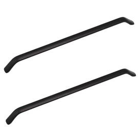 BOZONLI Furniture Handles Cabinet Handles Black Furniture Cabinet Handles Aluminium Alloy Kitchen Door Handles Handle Furniture Handle (288 mm, 2 Pieces)