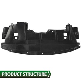 GRAND ORANGE Front Engine Splash Shield Compatible with Nissan Altima 2007-2009 Fit Nissan Maxima S/SV 2009-2014 75890JA00E NI1228128 Under Cover Engine Splash Guard