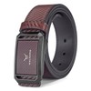 MACBORO Tsa Approved Belts for Men Plastic Buckle Hypoallergenic Non