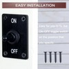 DMWD Waterproof Toggle Switch ON Off 4Pin DPST with Mounting