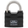 BURG-WÄCHTER Padlock with 2 Keys 8mm Shackle Thickness Marine Waterproof