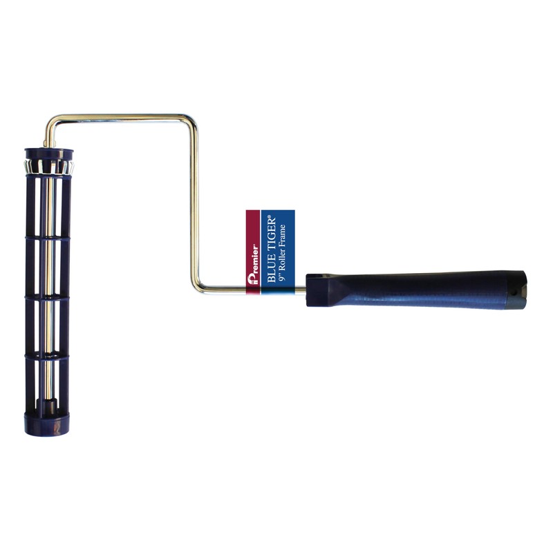 9" Premier Paint Roller 9IF-1000 Roller Frame Blue Tiger No