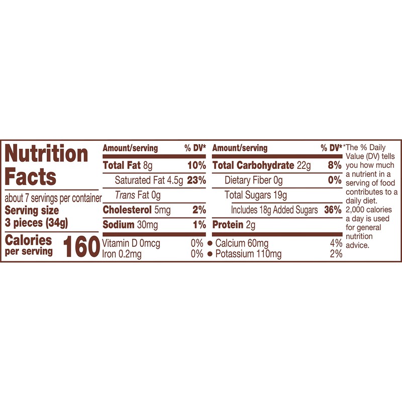 Cadbury Caramello Miniatures Milk Chocolate Caramel Candy Bag, 8 Oz