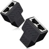 BUBUCAM 2 Pack RJ45 Splitter Coupler Adapter Network LAN ETHERNET