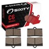 Sixity C6 Front Ceramic Brake Pads compatible with Indian Chief