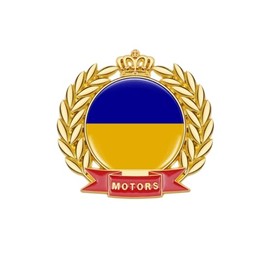 ZPDNURZL Car Stickers Ukraine Flags Wheat Ear Aluminium Car Decals Auto Body Emblem Badge Decal Bumper Stickers for Cars Truck 1 Piece