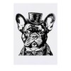 'French Bulldog with Top Hat' Temporary Tattoo - Water Resistant,