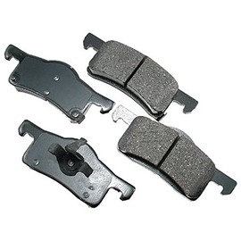 Akebono ACT935 Proact Ultra Premium Ceramic Disc Brake Pad kit, GREY