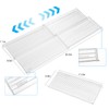 Derlyniupi Spice Organizer for Drawer, 4 Pcs Clear Acrylic Drawer