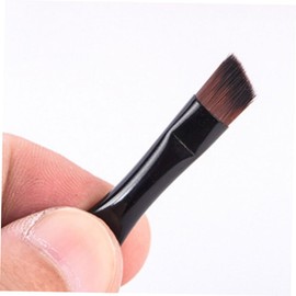 FRCOLOR 50pcs Double Sided Eye Shadow Brush Portable Makeup Applicator for Women for Blending and Precision Application Black