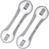 2 Pack Grab Bars for Bathtubs and Showers with 3