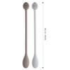 Cabilock 2pcs Silicone Honey Dipper Stick: Mini Honey Dipper Honeycomb