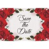 Red Roses Wedding Save The Date Postcards - 6in. X