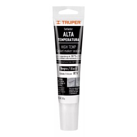 Truper Sellador Altas Temperaturas Silicón Negro 85 Gr Truper 17567