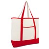 DALIX 22" Extra Large Shopping Tote Bag w Outer Pocket