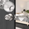 UONIKA 3 Pack Stainless Ball Door Knobs with Lock and