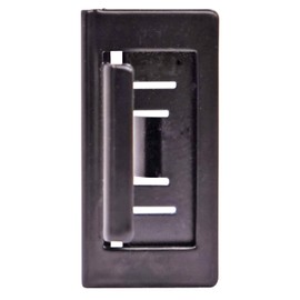 DANDORIVIS K-CTSS02-01 Dedicated Handle Door Thickness 0.1 inch (3 mm), Black