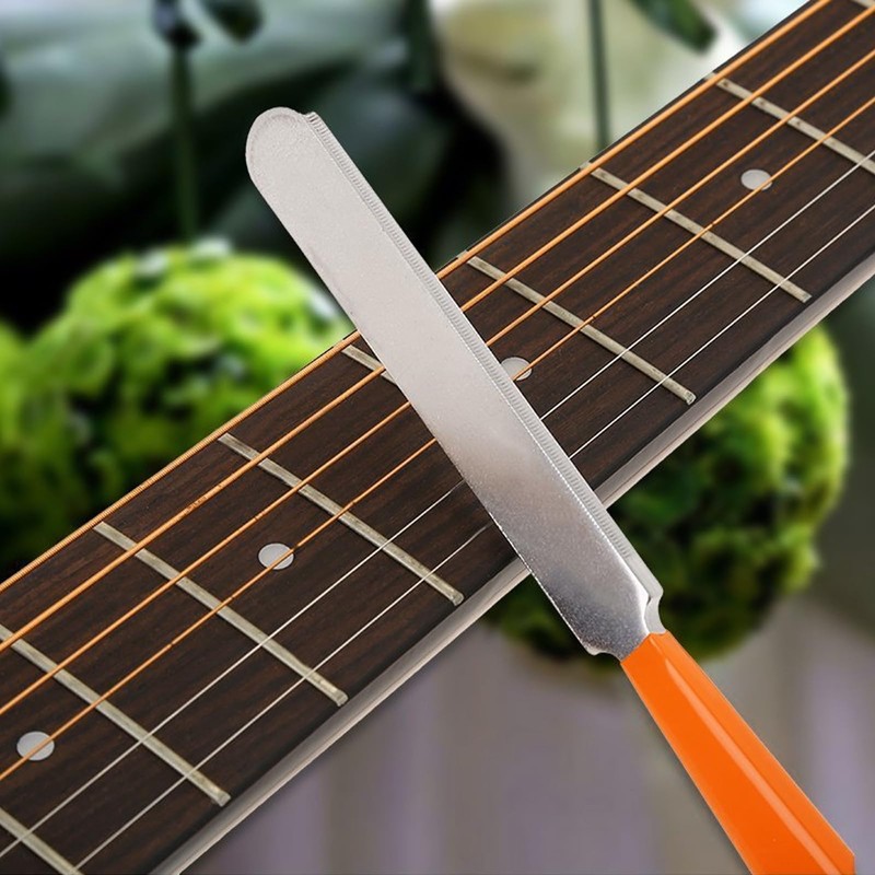 Aiofaervy Guitar Luthier Tool Set,Including Fret Crowning File,Guitar Radius Gauge,String