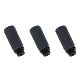 DGZZI 3PCS Black Plastic Piston Compressor Breather Nozzles 15.5mm Oil Filler Cap Replacement Part Air Pump Accessories for Fuel Injector and Respiratory Valve