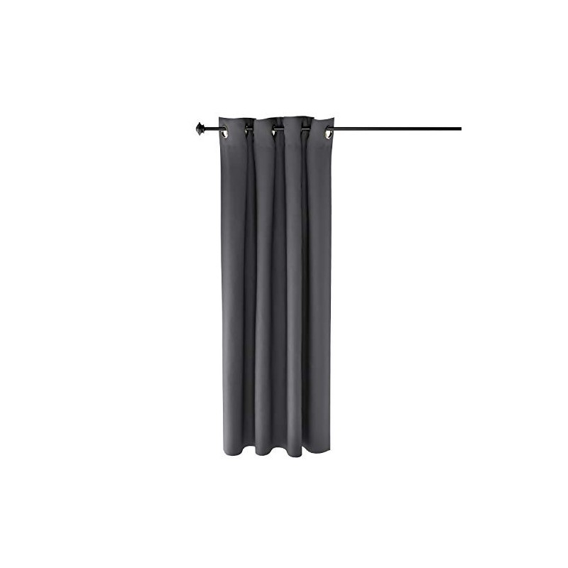 Furinno Collins Curtain 52x63 inches Dark Grey