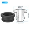 PATIKIL 30mm / 1-3/16" Drill Hole 1" Inner Diameter Rubber