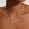 HMOOY Bohemian Bead Choker Necklace for Women, 14K Gold/Silver Plated