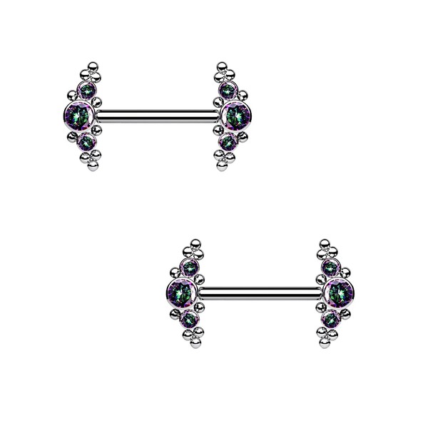 Pierced Owl - 14GA G23 Implant Grade Titanium Internally Threaded