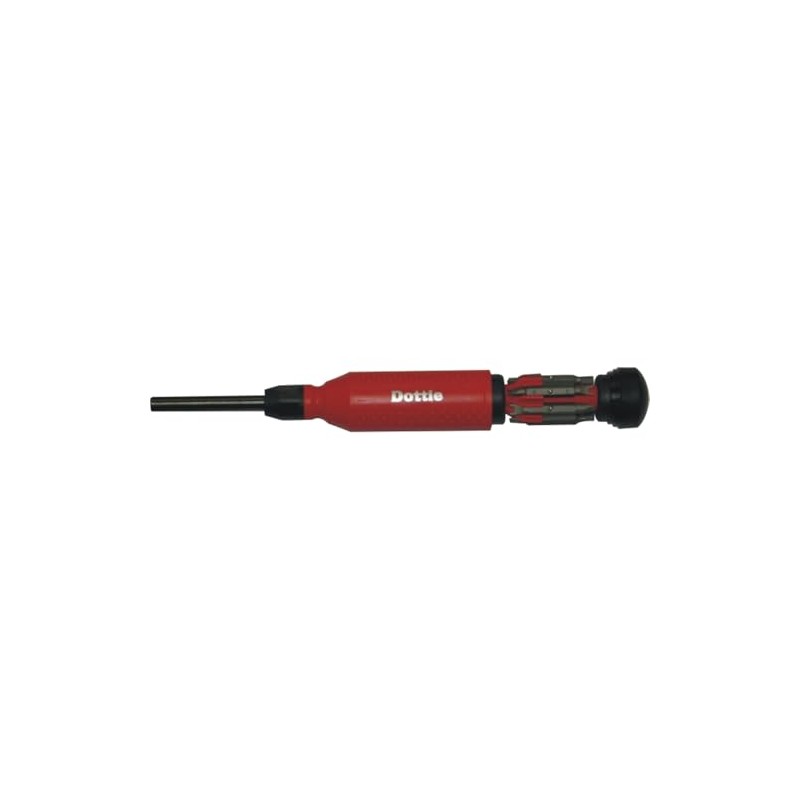 L.H. Dottie D151TP Tamper Proof 15 in 1 Screwdriver, Red