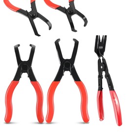 Atelierate Body Clip Pliers Set, 30 Degree and 80 Degree Push Pin Pliers,Panel Clip Removal Plier, Automobile Upholstery Trim Clip