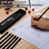 DND Pencils Set of 12 - Silver Foil Stamped with