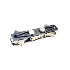 Screwpop Tether Compact Key Organizer (Holds-up to 24 Keys and Never Loosens | Tool-Less) with Bottle Opener and Keychain Attachment