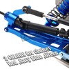 Rcarmumb Upgrades Part for 1/10 Rustler 4x4 BL-2S（#67164-4）,Alloy Front Rear