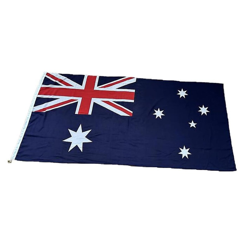 Australian Flag Heavy Duty Woven Spun Poly Australia Flag Metal