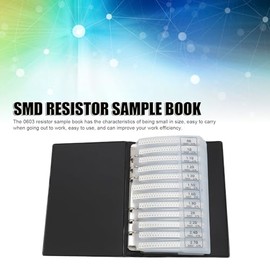 0603 Kit de Resistencia SMD de 0-10 MΩ, 170 Valores X 50 Piezas Cada uno, Libro de Muestra de Resistencia SMD de Precisión del 1%, Carpeta de Surtido de Resistencias SMD para