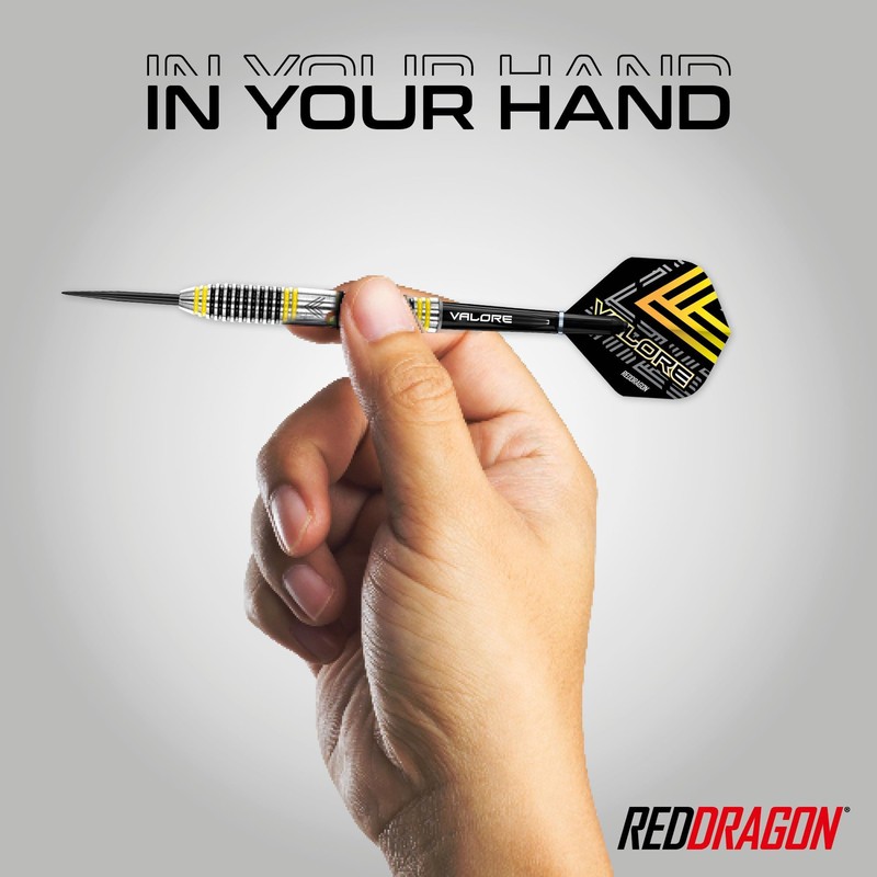 RED DRAGON Valore 22g Brass Steel Darts Set with Dart