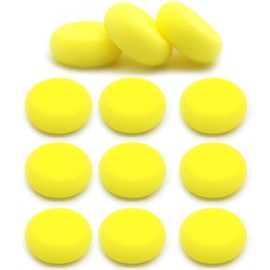 12Pcs Round Pottery Sponges 3inch Yellow Painting and Watercolour Sponge for Face Painting Pottery Ceramics Art Crafts