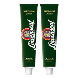 German Mustard Düsseldorfer Löwensenf Medium 100ml Pack of 2