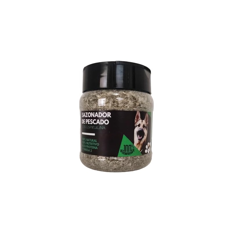 Sazonador Premium 100% Saludable para Croquetas de Perro con Pescado