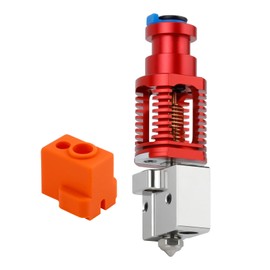 Upgrade Up to 500℃ Red Lizard K1 Volcano All Metal Hotend High Flow Plated Copper Bimetal Heatbreak Compatible with Voron 2.4 Prusa I3 MK3 MK3S DDB Titan Extruder V6 Hot End 3D Printer