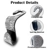 OSIFIT 2PCS Car Seat Hooks, Bling Rhinestone Headrest Hooks, Universal
