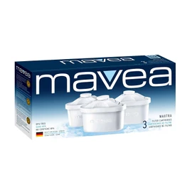 MAVEA Maxtra Replacement Filter for MAVEA Water Filtration Pitcher, 3-Pack, White