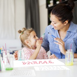 Letter Stencil Drawing Stencils for Painting Vintage Large Wall Stencils Painting Stencils 45 Pieces Stencil Ornament Letter Stencil Post Stencil for Art Scrapbooking Wood Painting