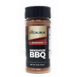 Single Bottle of Seasoning Spice Shakers Excalibur Seasonings (6oz, Smokehouse Barbecue)