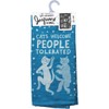 Primitives by Kathy Kitchen Towel - Cats Welcome People Tolerated