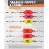 Bomber Salt Water Paradise Popper Xtreme Jigs, Oval Orange